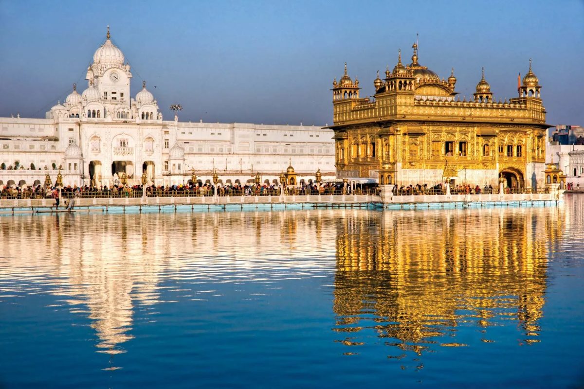 The Golden Temple at Amritsar in Punjab, India
